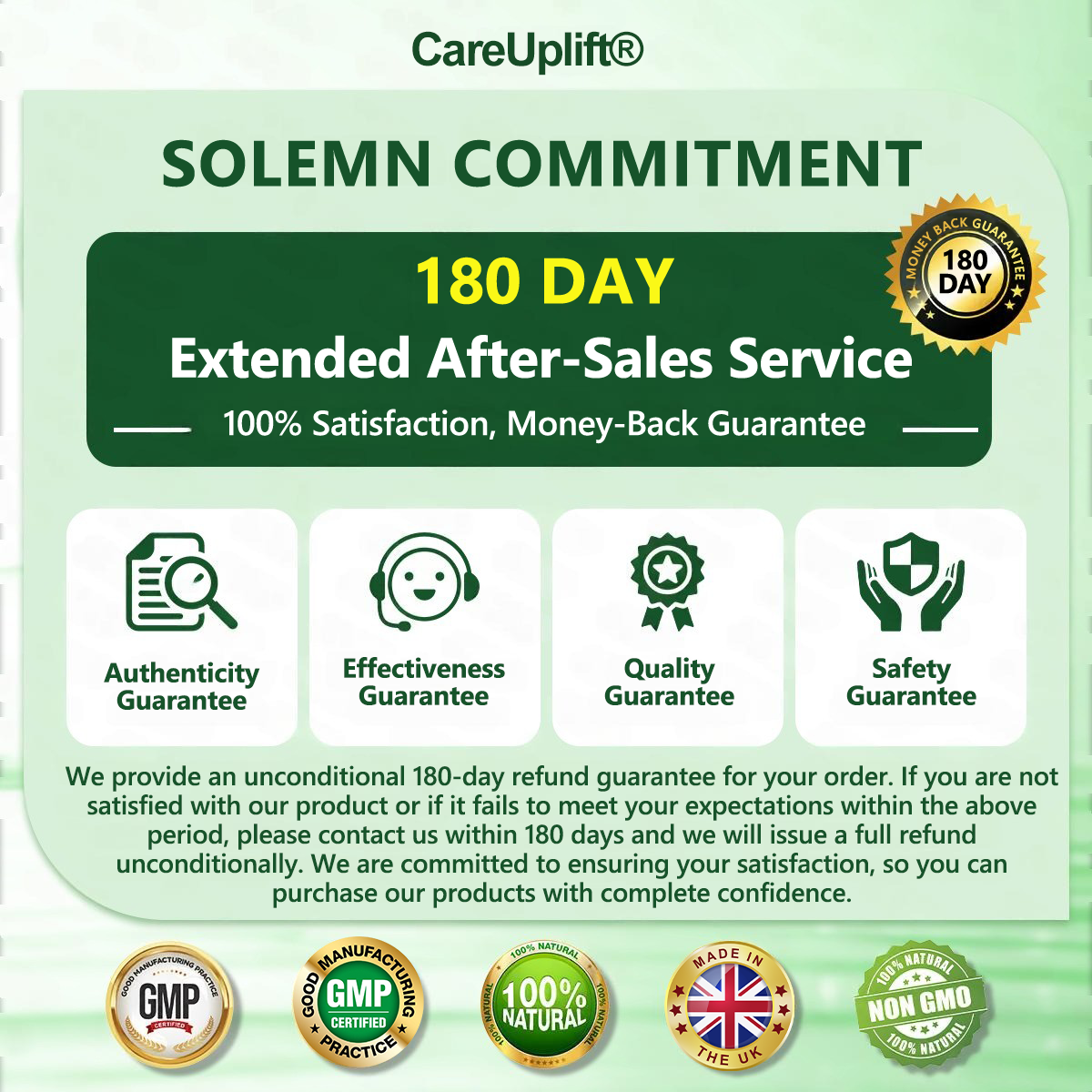 ☘️ CareUplift® has a surprise upgrade just for you! You've already got an amazing offer - but now you've unlocked an even better one: 👉 You'll get a massive 50% off your next purchase - for the next two minutes only!